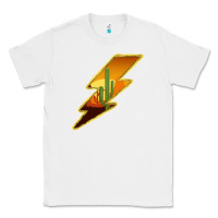 White Cactus Sunset Lightning Classic Tee - Bettercallsaul