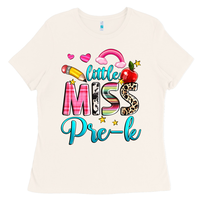 Little Miss Pre K Ladies Tee by NancyCooperArtShop | Teevron