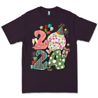 Plum 2024 happy new year Premium Tee - MaliasSmallBusiness