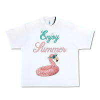 White Enjoy Summer Urban Heavy Tee - Bettercallsaul
