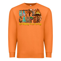 Happy Camper Be Happy Or Go Away Premium Sweatshirt | Teevron