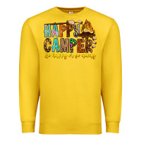 Lemon Happy Camper Be Happy Or Go Away Premium Sweatshirt - CowhideDigitalArt