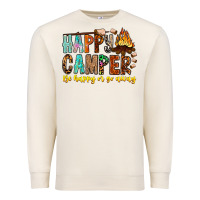 Sandshell Happy Camper Be Happy Or Go Away Premium Sweatshirt - CowhideDigitalArt