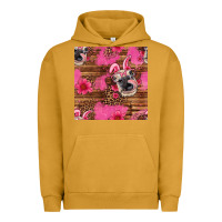 Pigment Peanut Butter easter heifer with bunny ears seamless pattern Urban Hoodie - Artiststas