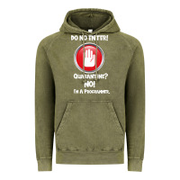 Vintage Olive I'm Not In Quarantine I'm A Programmer Vintage Hoodie - Bettercallsaul