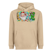 Mushroom Love Santa Heavyweight Hoodie - CowhideDigitalArt