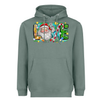Sage Love Santa Heavyweight Hoodie - CowhideDigitalArt
