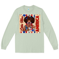 Matcha little miss america Long Sleeve Tee - TumblerDesignByShophia