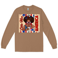 Toasted Coconut little miss america Long Sleeve Tee - TumblerDesignByShophia