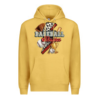 Antique Gold baseball mama Premium Hoodie - FaDigitalArtStudio