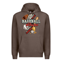 Coffee baseball mama Premium Hoodie - FaDigitalArtStudio