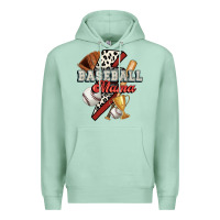 Seafoam baseball mama Premium Hoodie - FaDigitalArtStudio