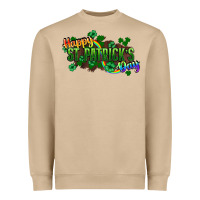 Mushroom Happy St. Patrick's Day Heavyweight Sweatshirt - HowdyJamesFarm