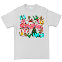 Dove Grey christmas fla la la la la mingo Premium Tee - MaliasSmallBusiness