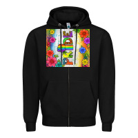 Black LGBTQ+ Pride With Flower Tumbler Zipper Hoodie - BundleAndBundleShop