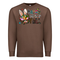 Chestnut happy easter y all Premium Sweatshirt - CowhideDigitalArt