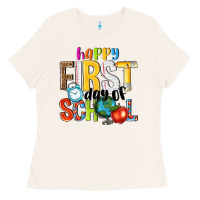 Happy First Day Of School Ladies Tee | Teevron