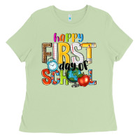 Matcha happy first day of school Ladies Tee - NancyCooperArtShop