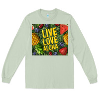 Matcha live love aloha Long Sleeve Tee - TumblerDesignByShophia