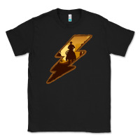 Black Cowboy Sunset Lightning Classic Tee - Bettercallsaul