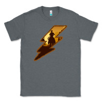 Charcoal Heather Cowboy Sunset Lightning Classic Tee - Bettercallsaul