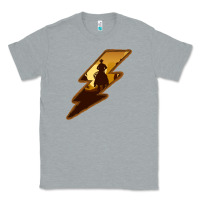 Heather Grey Cowboy Sunset Lightning Classic Tee - Bettercallsaul
