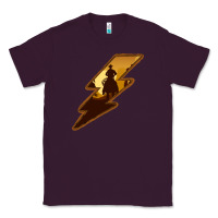 Plum Cowboy Sunset Lightning Classic Tee - Bettercallsaul