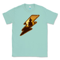 Seafoam Cowboy Sunset Lightning Classic Tee - Bettercallsaul