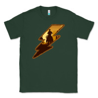 Sports Green Cowboy Sunset Lightning Classic Tee - Bettercallsaul