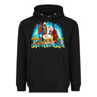 Black Love Came Down Heavyweight Hoodie - CowhideDigitalArt