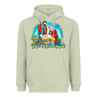 Matcha Love Came Down Heavyweight Hoodie - CowhideDigitalArt