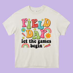 Field Day Let The Games Begin Heavy Core Tee Designed By Jahusdesignshop