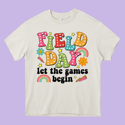 Field Day Let The Games Begin Heavy Core Tee Designed By Jahusdesignshop