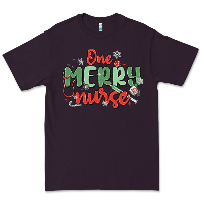 One Merry Nurse Premium Tee by MaliasSmallBusiness | Teevron