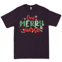 Plum one merry nurse Premium Tee - MaliasSmallBusiness