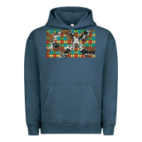Pigment Midnight Navy western autism  cup Urban Hoodie - Artiststas