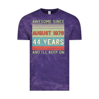 Cloud Purple awesome since august 1976 44 years and i ll keep on Vintage Tee - Bettercallsaul