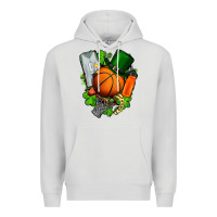Dove Grey St. Patrick's Day Basketball Premium Hoodie - FaDigitalArtStudio