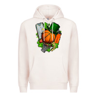 Pale Pink St. Patrick's Day Basketball Premium Hoodie - FaDigitalArtStudio