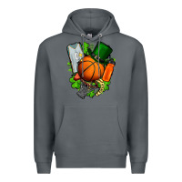 Rock St. Patrick's Day Basketball Premium Hoodie - FaDigitalArtStudio