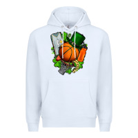 White St. Patrick's Day Basketball Premium Hoodie - FaDigitalArtStudio