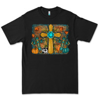 Black Fall Gemstone Cross Premium Tee - RanaPortraitStore
