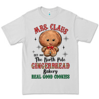 Dove Grey mrs claus the north pole gingerbread bakery real g Premium Tee - MaliasSmallBusiness