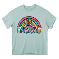Arona nurse rainbow Heavy Core Tee - NancyCooperArtShop
