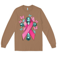 Toasted Coconut Cancer Cross Cancer Awareness Long Sleeve Tee - HowdyJamesFarm