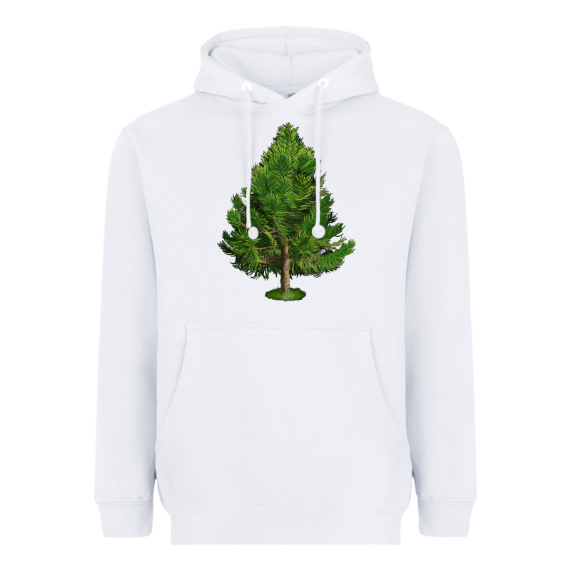 White Pine Tree Illustrations Heavyweight Hoodie by LillyAllenDesigns | Teevron