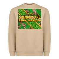 Mushroom Let the shenanigans begin shamrock tumbler Heavyweight Sweatshirt - HowdyJamesFarm