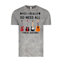 Cloud Rock Yes I Really Do Need All These Guitars Vintage Tee - Bettercallsaul