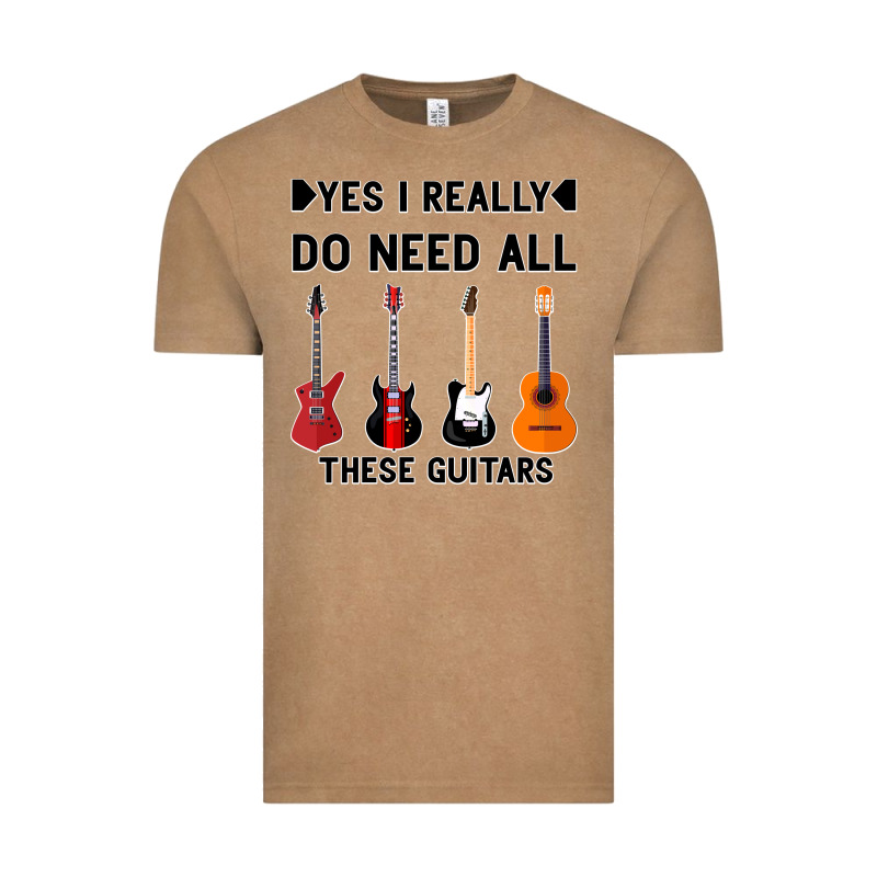 Yes I Really Do Need All These Guitars Vintage Tee by Bettercallsaul | Teevron