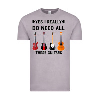 Vintage Zinc Yes I Really Do Need All These Guitars Vintage Tee - Bettercallsaul